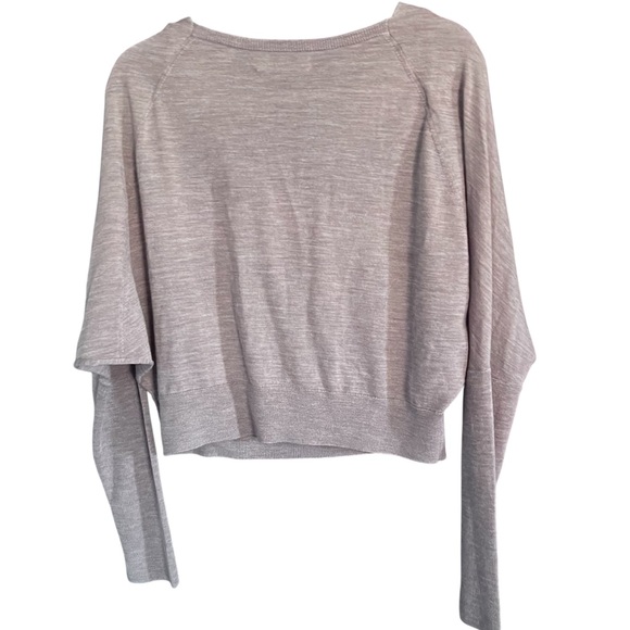 EUC All Saints Ridley 100% Merino Wool Dusty Pink Sweater size Large - Picture 7 of 10